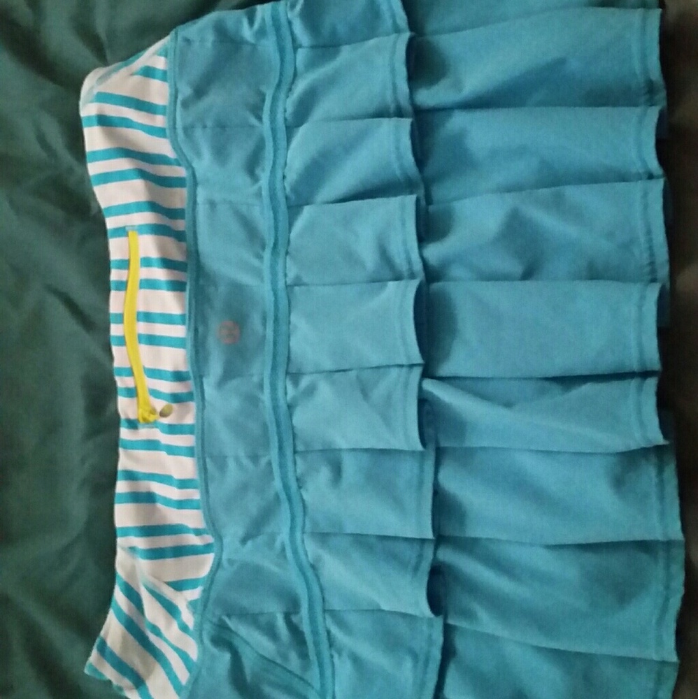 Lululem light blue skirt